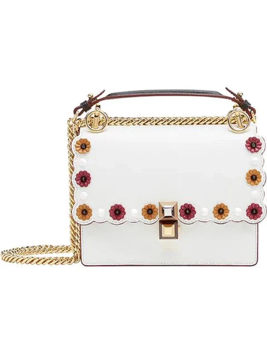 Fendi kan i mini leather shoulder bag new arrivals
