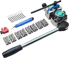 Professional Brake Tube Line Flaring Tool 45 Degree Set Single Bubble Doub