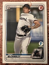 2020 Bowman 1st Edition 1st Bowman Prospect Zach McCambley Miami Marlins