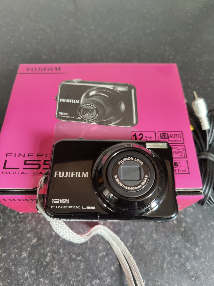 美品＊FUJIFILM FINEPIX L55 レッド Fujifilm FinePix L55 Digital Camera - Red (12MP, 3x Optical