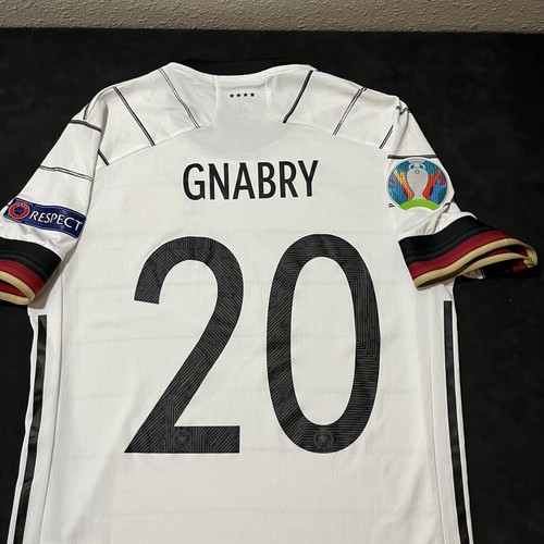 German National Team Adidas Jersey Home Gnabry football Kit 2019 Player Patches - Picture 17 of 20