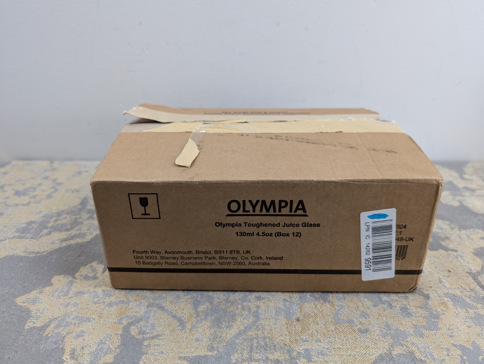 Olympia Juice Tumblers 130Ml 78X67mm Toughened Glasses Restaurant 12pc