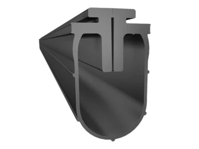 MARKENLOS Junta de suelo, goma de suelo compatible para puerta de garaje Hörmann/Steinau puerta seccional