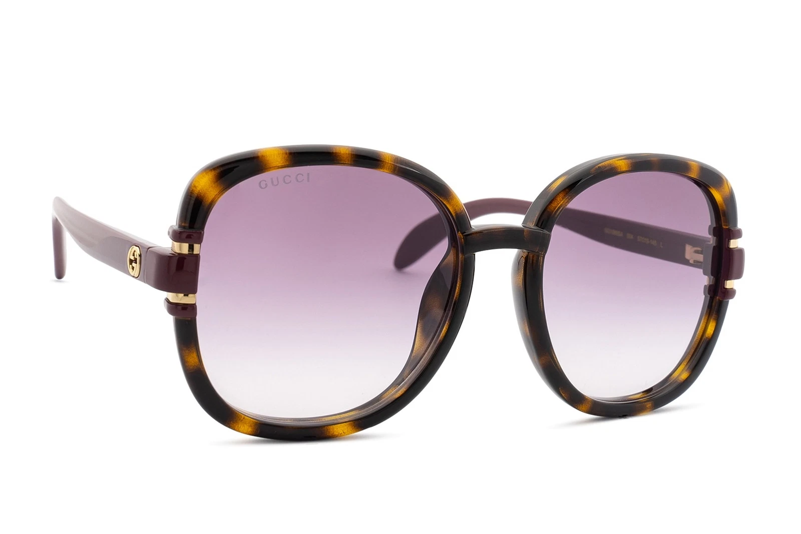 Lunettes de soleil Gucci GG1068SA 004 57 57 mm neuves 100 % authentiques