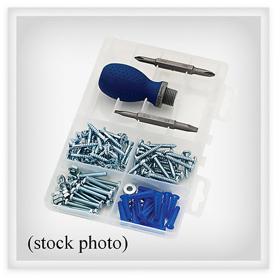 Project Basics 127-Piece Screw and All-In-One Screwdriver Kit - New
