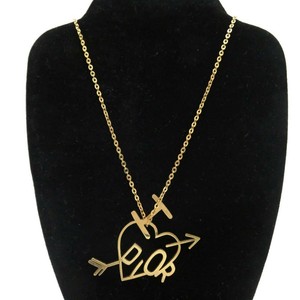 dior word necklace