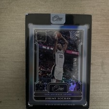 2022-23 Panini One and One - Rookies Jeremy Sochan #122 Blue /40 (RC)