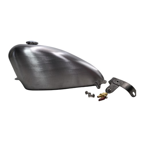 Petrol Gas Fuel Tank 13L For YAMAHA DRAGSTAR 400 650 1996-2009 Unpainted Silver - Picture 2 of 5