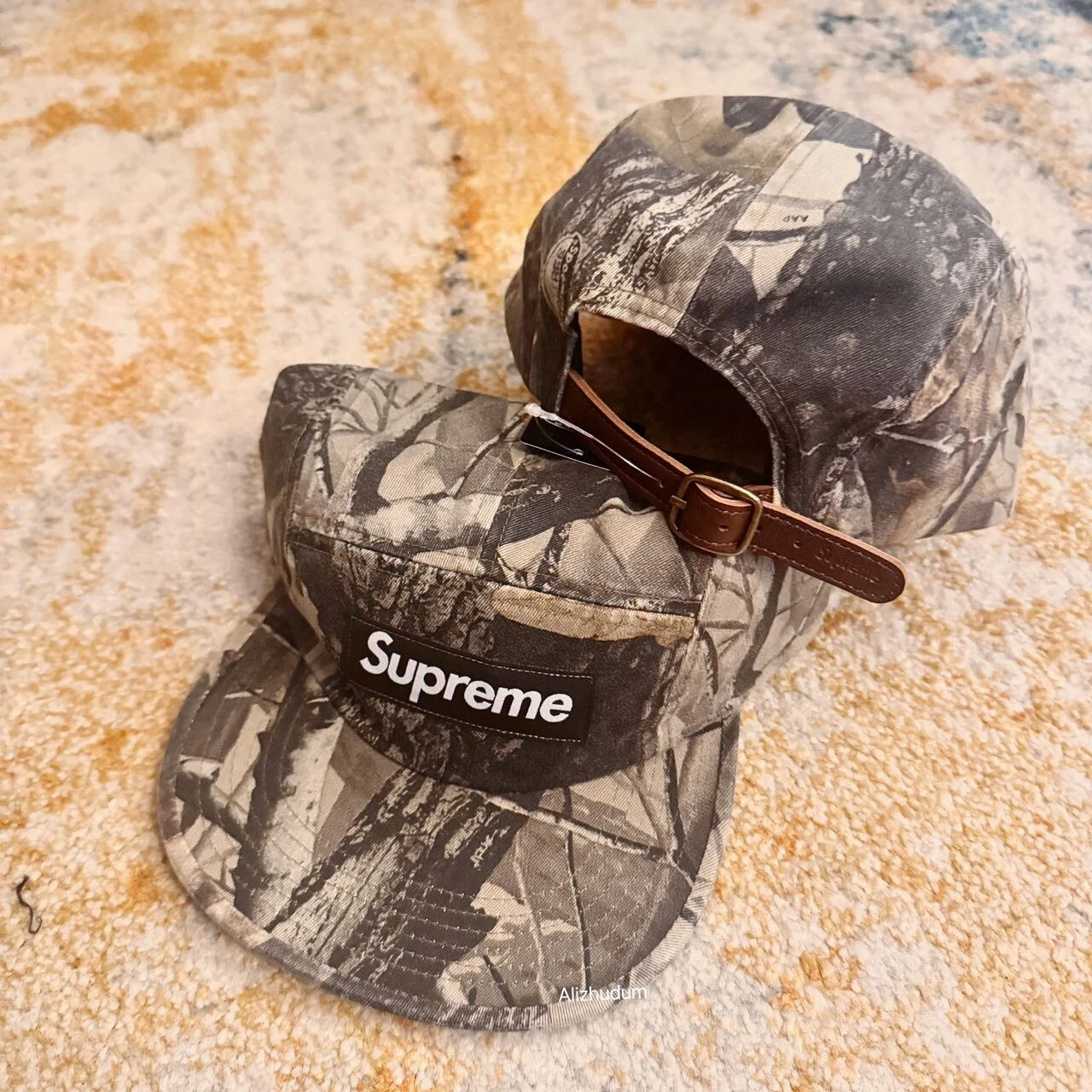CASQUETTE DE CAMP EN SERGÉ CHINO LAVÉ SUPRÊME SS25 CAMOUFLAGE REALTREE
