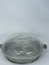 1938-1945 Guardian Service Cast Aluminum 11.25” Dome Glass Lid 6.75# Small Chip