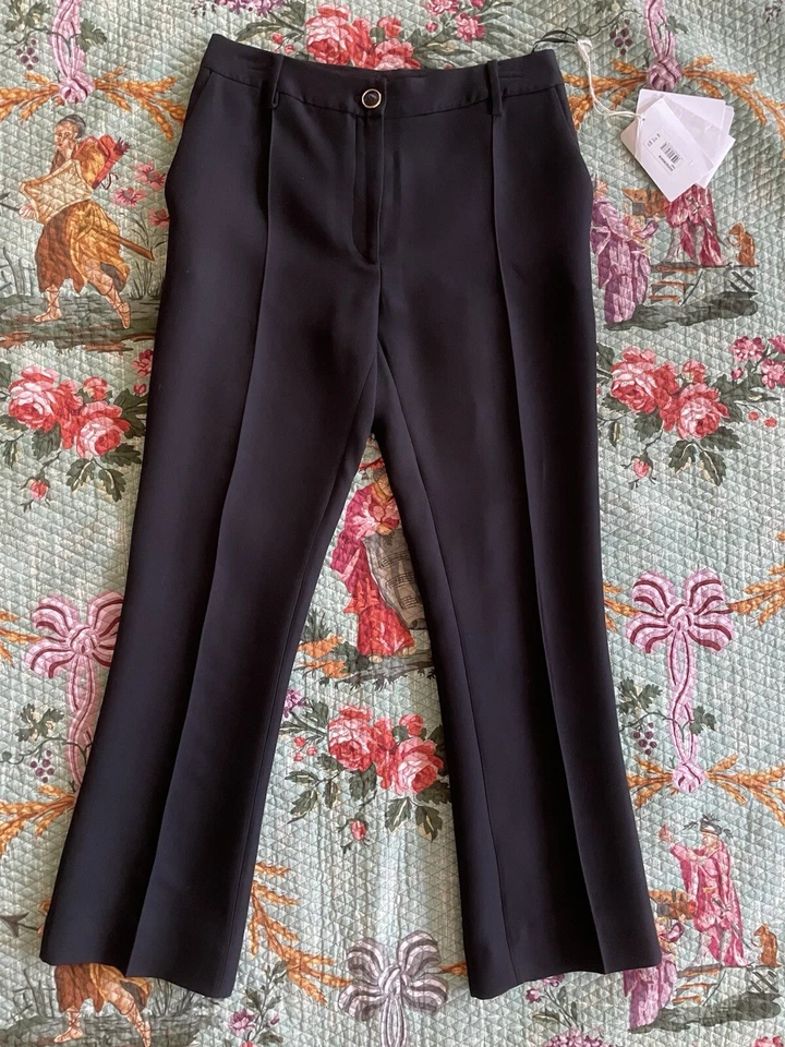 Pantalones de lana/seda Valentino Foto 3 de 4