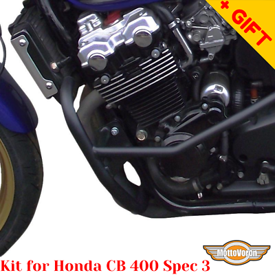 For Honda CB 400 SF Crash bars Rear rack Kit Super Four VTEC 3