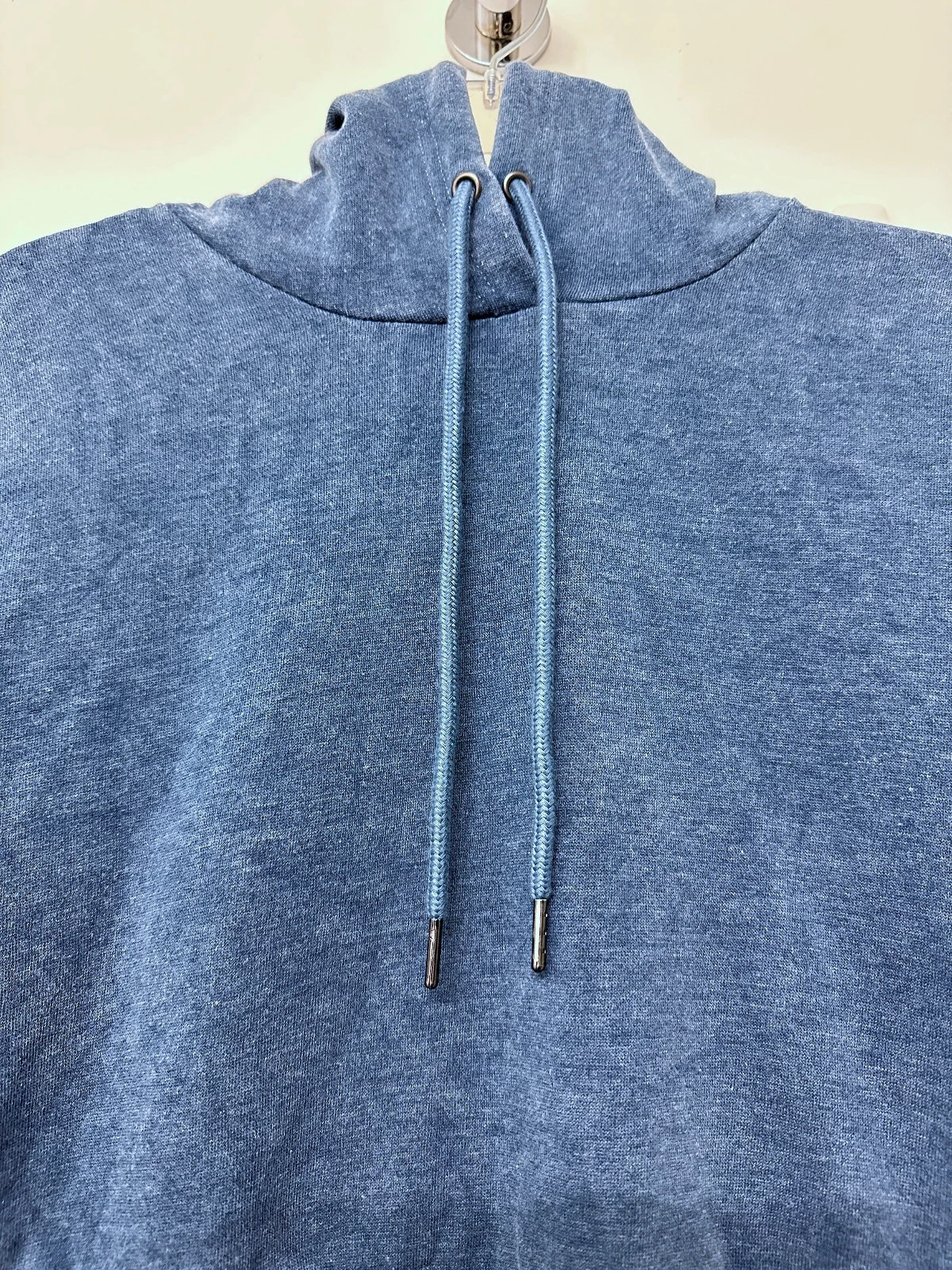 VETEMENTS Felpa con cappuccio 90 gradi by Reflex pile cropped blu pullover cappuccio XS