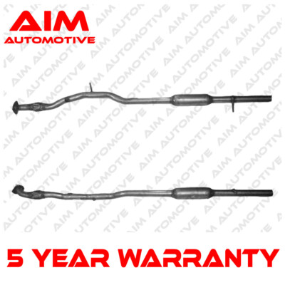 Exhaust Pipe Euro 4 Centre Aim Fits Vauxhall Agila 2000-2006 1.2 5854479
