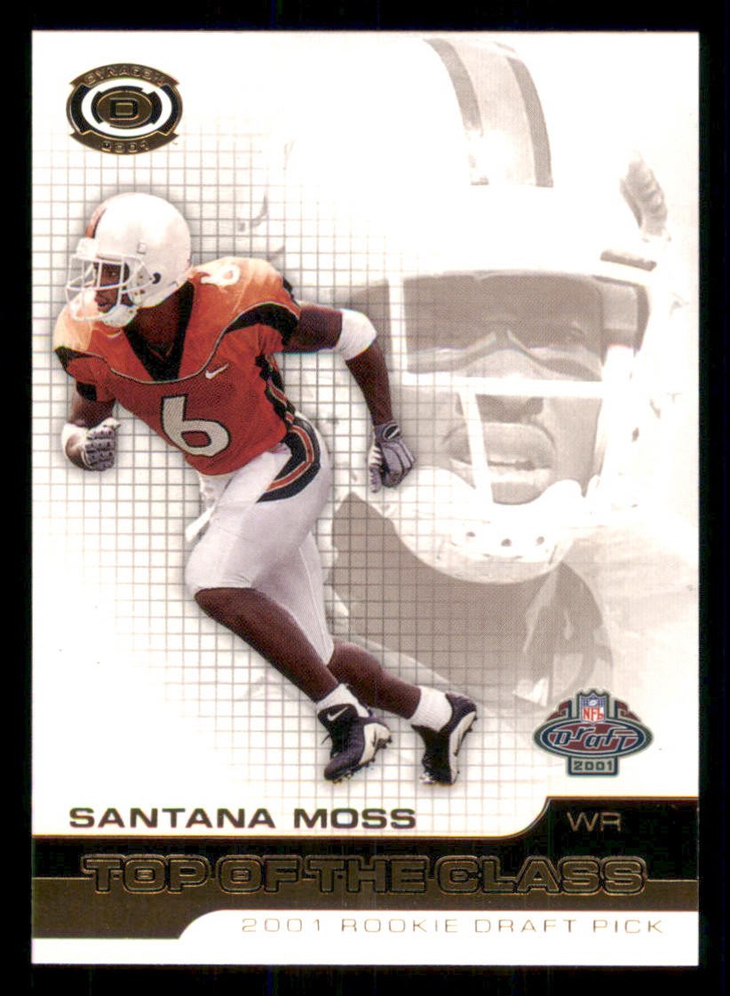 2001 Pacific Dynagon Top of the Class #16 Santana Moss