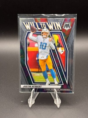 Justin Herbert - 2021 Panini Mosaic Will to Win - Los Angeles Chargers