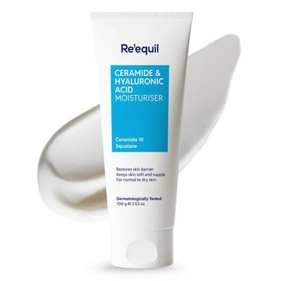 RE' EQUIL Ceramide & Hyaluronic Acid Face Long Lasting Hydration cream 100G