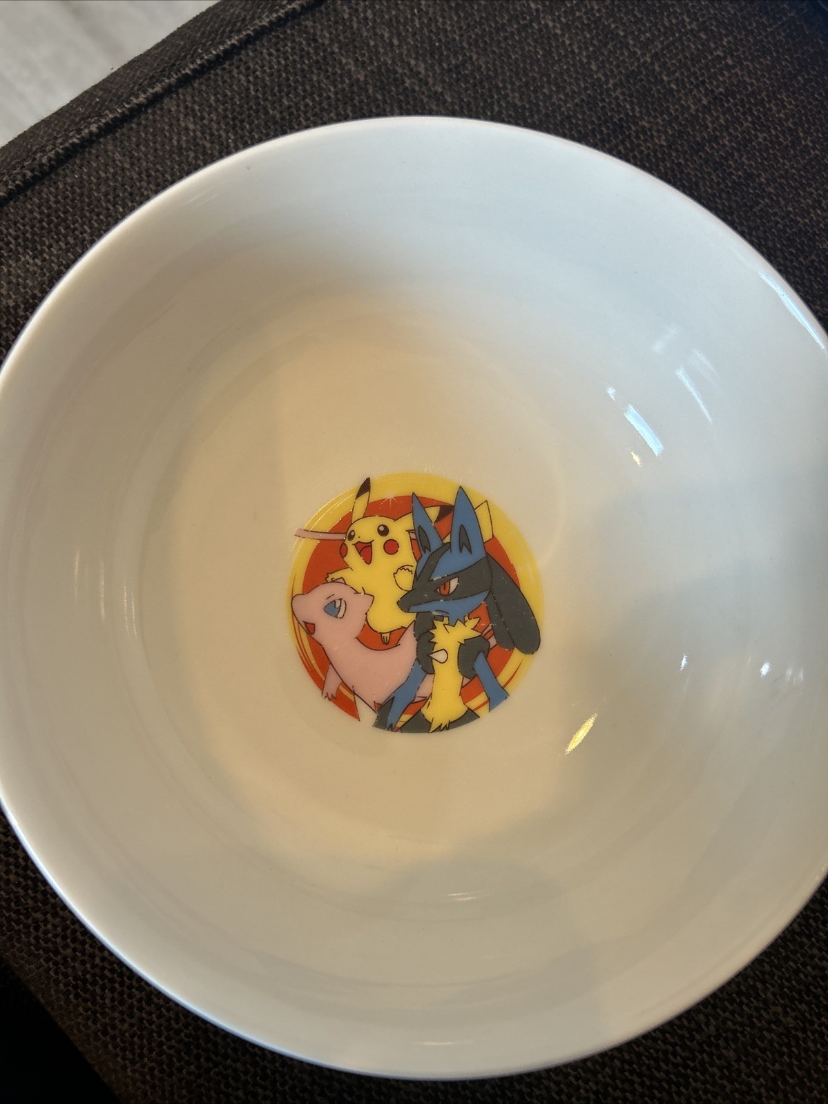Pokemon 2005 Lucario Movie Ceramic Donburi Bowl