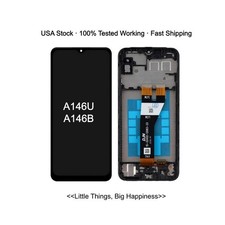 100 For Samsung Galaxy A14 5G SM-A146U A146U1 LCD Touch Screen Digitizer Frame