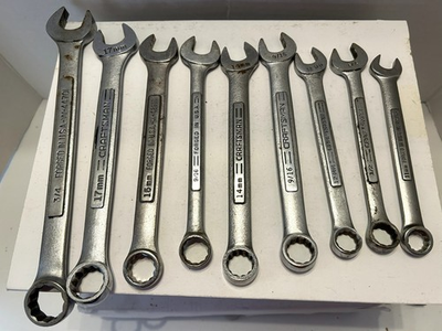 #ad #ad Craftsman Lot of 9 mixed Wrenches5 Metric and 4 SAE $12.99