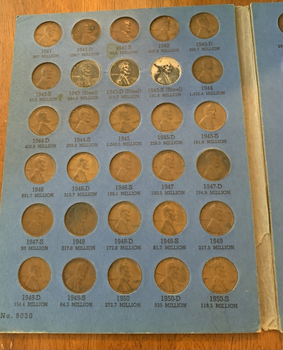 Lincoln Head Cent Collection - Book Number 2 - COMPLETE - 1941