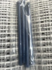 4 Pack of Blue Hex Bolts with Nuts and Washers  6" x 1/4" 'NEW'