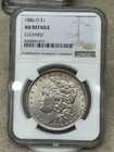 New Listing1886-O Morgan Dollar - AU Details - NGC - Peripheral Toning - Bag Mark on Nose