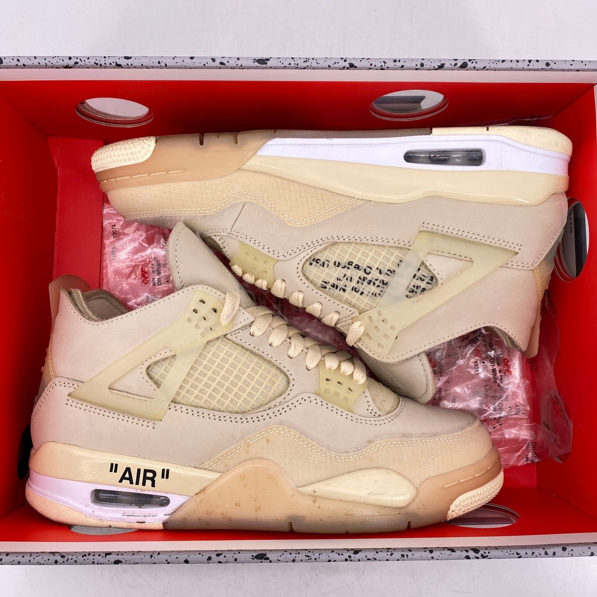 Size 9 - Jordan 4 SP x Off-White Mid Sail W for sale online | eBay