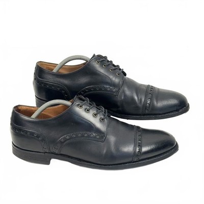 Joseph Cheaney schwarze Leder Oxford Halbschuhe formelle Schuhe Größe UK 10