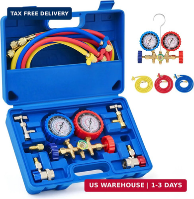 #ad Orion Motor Tech AC Gauges AC Manifold Gauge Set for R134a R12 R502 Refrigerant $83.11