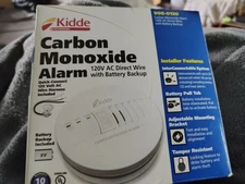 Kidde Carbon Monoxide Alarm 120 V Direct Wire Battery Backup 900-0120
