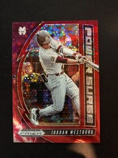 2020 Panini Prizm Draft Picks Power Surge Red Donuts  /99 Jordan Westburg