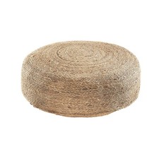 Sitzpouf Pouf Fußhocker Sitzhocker SOUL - aus Jute - natur - mit Baumwollfüllung