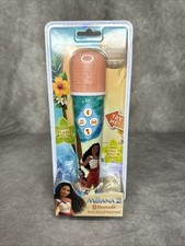 Moana 2 Sing Along Microphone Flashing Lights Disney eKids Sings Song - New