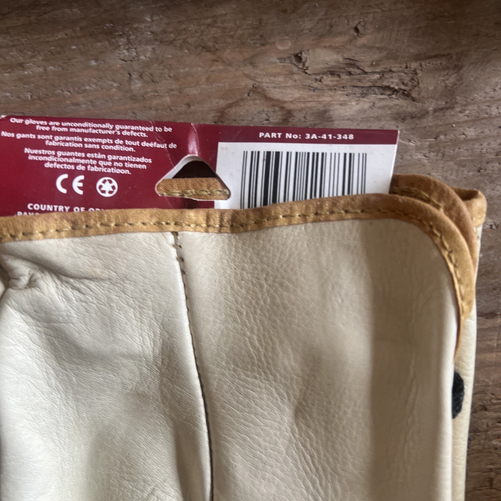 Wells Lamont Palomino Grain Cowhide Gloves Large 1PR