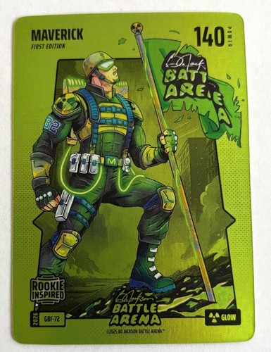 Bo Jackson Battle Arena Griffey Maverick Glow Green SSP #GBF-72 Cooper Flagg