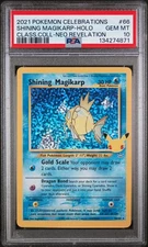 Pokemon Shining Magikarp Celebrations Classic Coll. Neo Rev. Holo #66 PSA 10