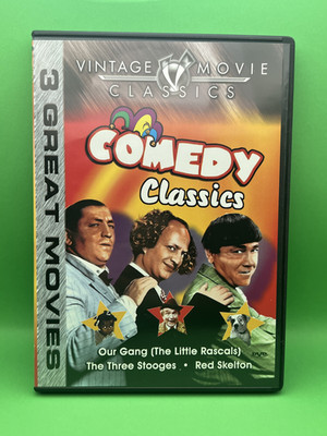 Comedy Classics Triple Feature DVD: Our Gang, Three Stooges, Red Skelton