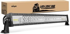 Nilight - 18017C-A LED Light Bar 32Inch 378W Triple Row 37800LM Flood Spot Combo