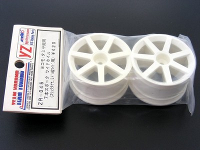 Vintage Yokomo 1/10 YR4 YR4GP ZR045 WIDE 7-Spoke Wheels 1Pair for