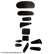 11PCS Function Scrapering Board-Cutter Violin Cello Making Luthier Tools Set