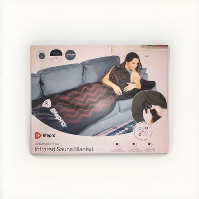 LifePro Bioremedy PLUS Infrared Sauna Blanket Large 36in x 76in   New Sealed Box