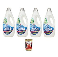 Alba Lavatrice Active Iris Und Fiori Bianchi 4X1850Ml, FlüSsigwaschmittel +Polpa