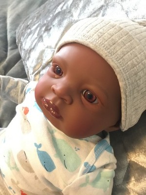 Reborn African American baby boy doll