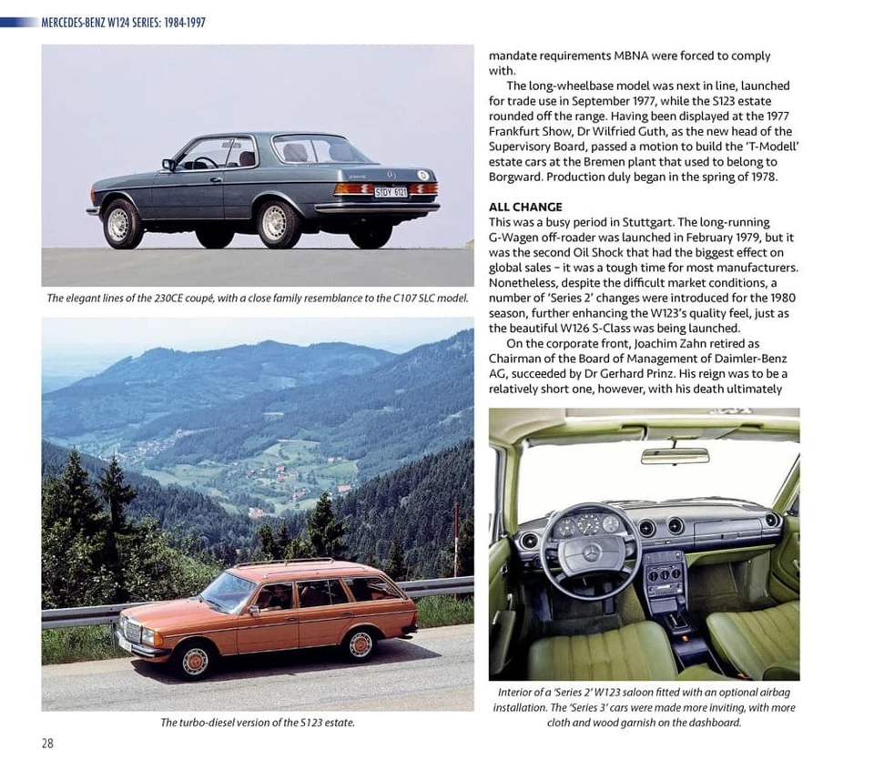 Mercedes-Benz Serie W124 Libro: Historia Definitiva y Guía de Modelos — Sedanes, Foto 2 de 4