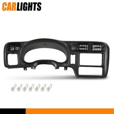 Dash Radio Cluster Bezel Fit 98-04 Chevy S-10 Gmc Sonoma Jimmy Blazer Double Din
