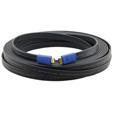 Kramer Electronics C-HM/HM/FLAT/ETH Flat HDMI M to M Cable with Ethernet, 25'