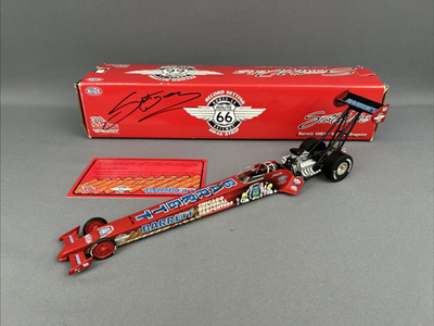 Autographed RC2 Scott Weis 1/24 Scale Barrett/Route 66 Top Fuel