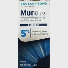 Muro 128 Bausch and Lomb 5 % Ointment, 0.12 Ounce