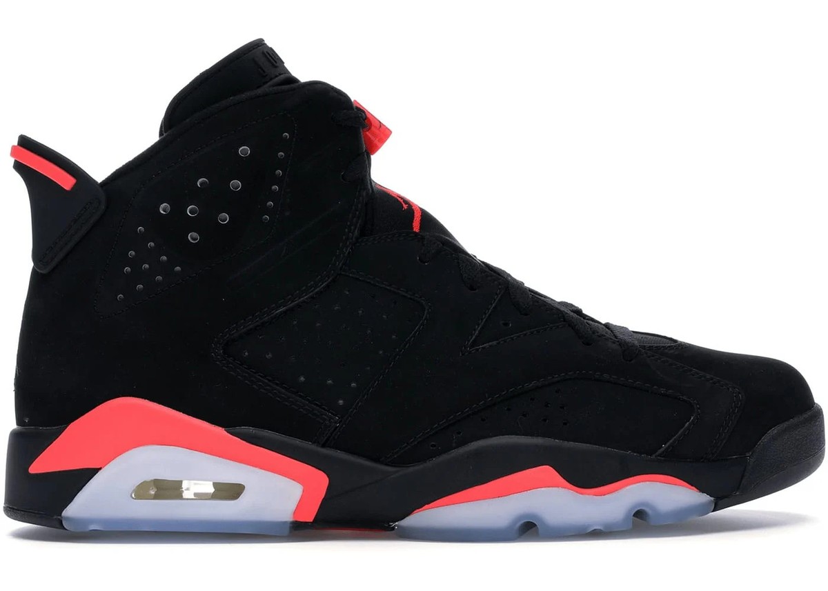 Size 8.5 - Jordan 6 Retro Infrared Black 2014 for sale online | eBay